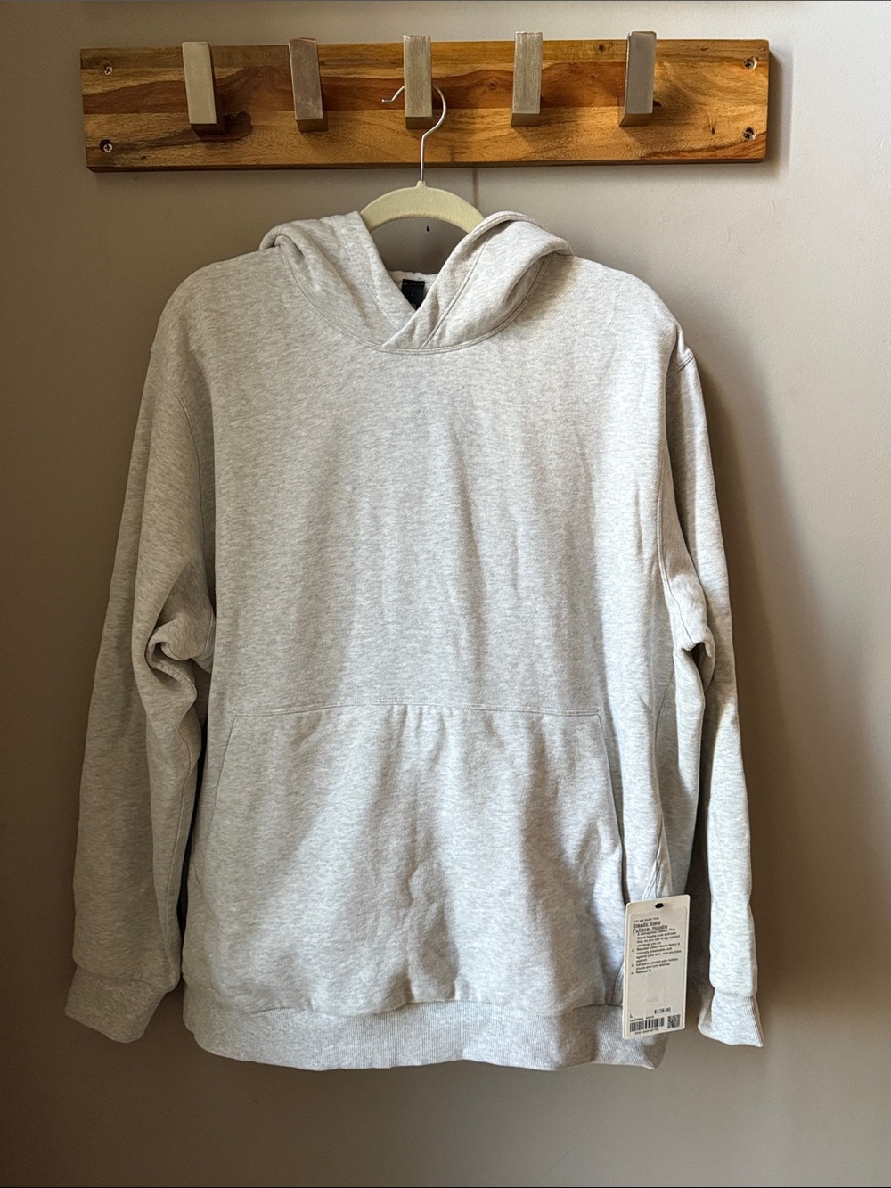Lululemon - Light Gray Steady State Pullover Hoodie